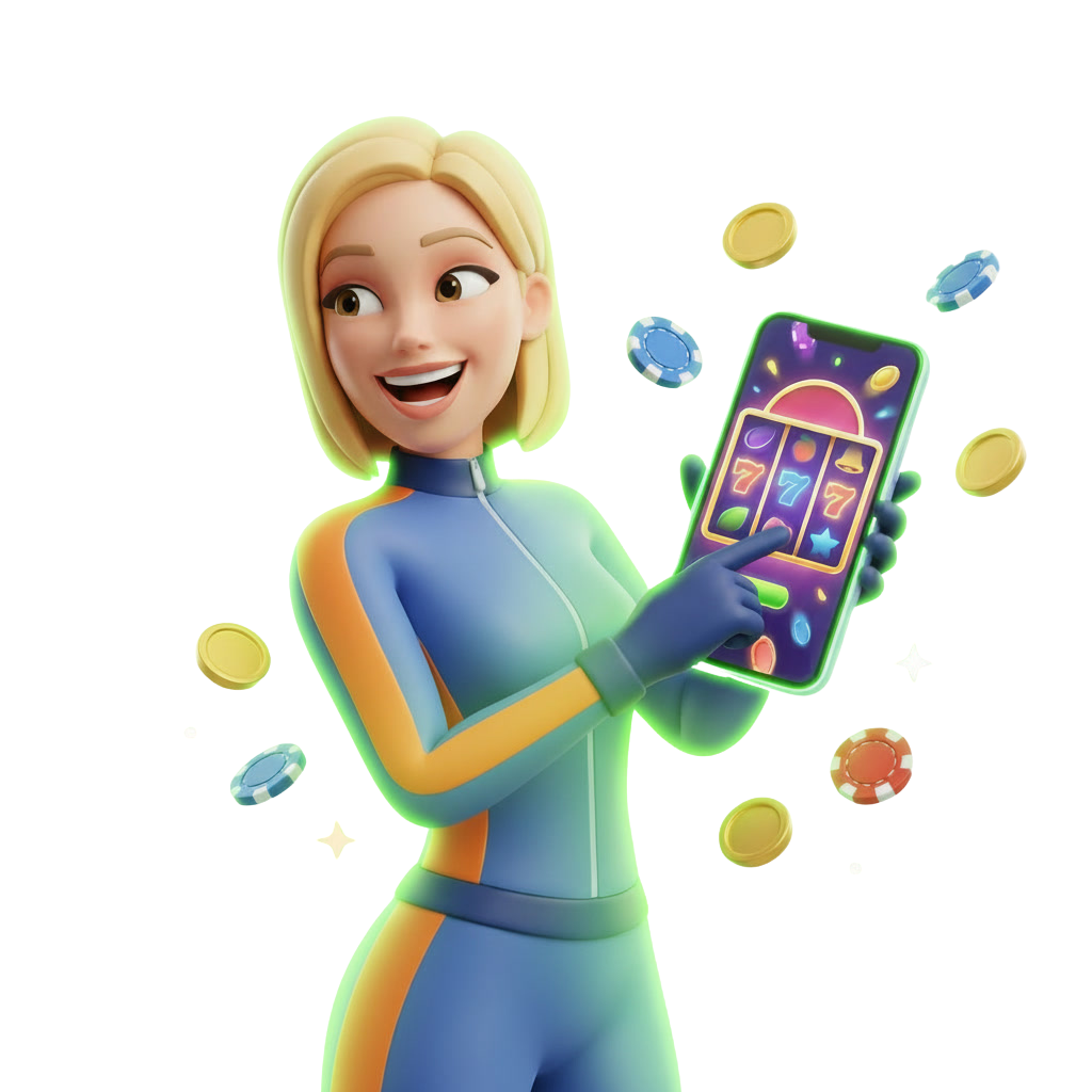 Casino mascot illustration